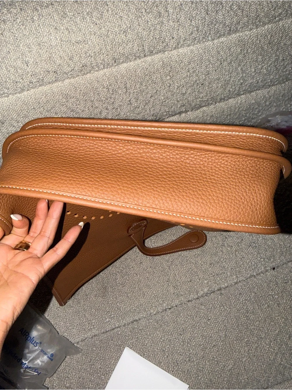 Brand new Hermes gold gen iiiEvelyne Crossbody Bag